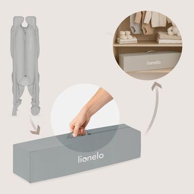 Манеж Lionelo AMELIE GREY CONCRETE &mdash; купити в Bubbleshop