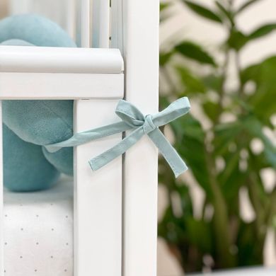 Бортик-коса темна мята 4 плетіння &mdash; купити в Bubbleshop