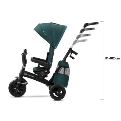 Трехколесный велосипед Kinderkraft Easytwist Midnight Green (KKRETWIGRE0000) KKRETWIGRE0000 фото