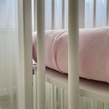 Простирадло дитяче Рожеве 70х70 &mdash; купити в Bubbleshop