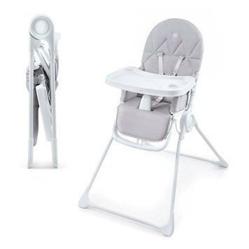 Стільчик для годування Kinderkraft Binci Light Grey (KHBINC00LGR0000) &mdash; купити в Bubbleshop