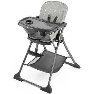 Стільчик для годування Kinderkraft Foldee Grey (KHFOLD00GRY0000) &mdash; купити в Bubbleshop