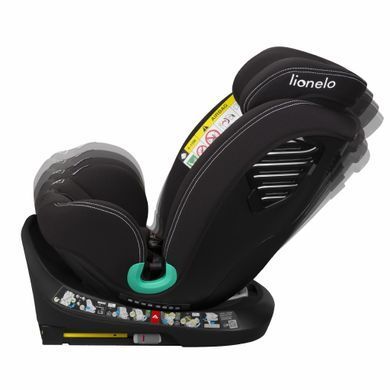 Дитяче автокрісло Lionelo BASTIAAN ONE I-SIZE BLACK CARBON &mdash; купити в Bubbleshop