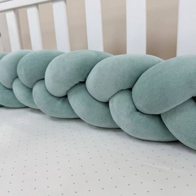 Бортик-коса темна мята &mdash; купити в Bubbleshop