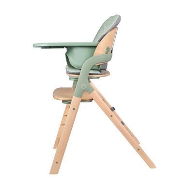 Стілець для годування Lionelo MEGAN GREEN WOOD &mdash; купити в Bubbleshop