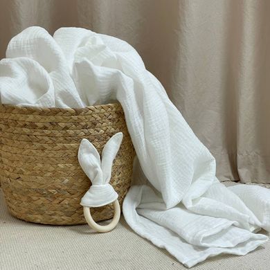 Пелюшка муслін Молочний &mdash; купити в Bubbleshop