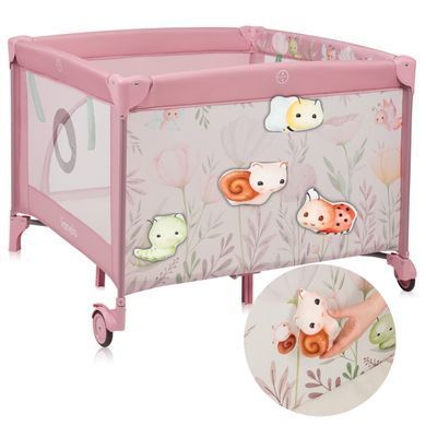 Манеж Lionelo MILLE PLUS PINK &mdash; купити в Bubbleshop