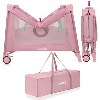 Манеж Lionelo MILLE PLUS PINK &mdash; купити в Bubbleshop