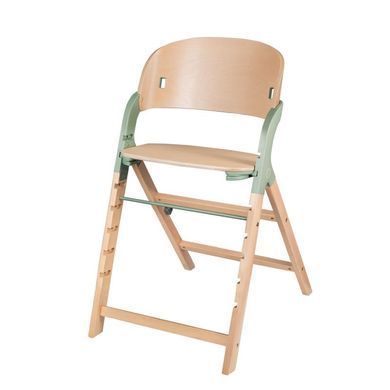 Стілець для годування Lionelo MEGAN GREEN WOOD &mdash; купити в Bubbleshop