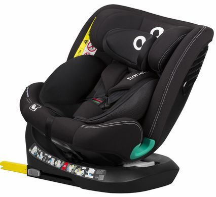 Дитяче автокрісло Lionelo BASTIAAN ONE I-SIZE BLACK CARBON &mdash; купити в Bubbleshop