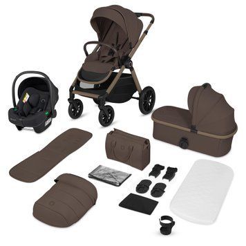 Універсальна коляска 3 в 1 Lionelo LAYLA 3IN1 BEIGE TAUPE &mdash; купити в Bubbleshop