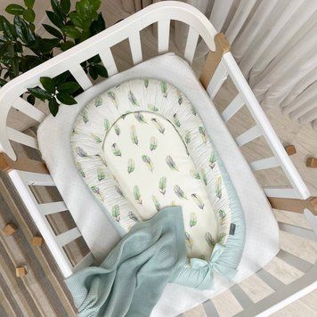 Кокон Baby Design Перо мята &mdash; купити в Bubbleshop