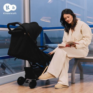 Прогулянкова коляска Kinderkraft Pilot 2 Midnight Black (KSPILO02BLK0000) &mdash; купити в Bubbleshop