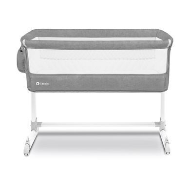 Ліжечко приставне Lionelo THEO CONCRETE &mdash; купити в Bubbleshop