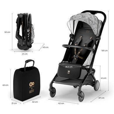 Прогулянкова коляска Kinderkraft Pilot 2 Midnight Black (KSPILO02BLK0000) &mdash; купити в Bubbleshop