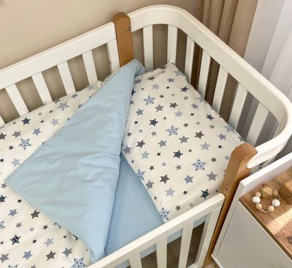 Змінна постіль Baby Dream Stars блакитний &mdash; купити в Bubbleshop
