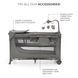 Ліжко-манеж с пеленатором Kinderkraft Joy 2 Dark Grey (KLJOY02DGR000AC)