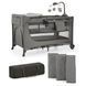 Ліжко-манеж с пеленатором Kinderkraft Joy 2 Dark Grey (KLJOY02DGR000AC)