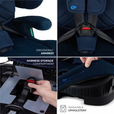 Автокрісло Kinderkraft Fix2Go i-Size Navy (KCFI2GO0NAV0000) &mdash; купити в Bubbleshop