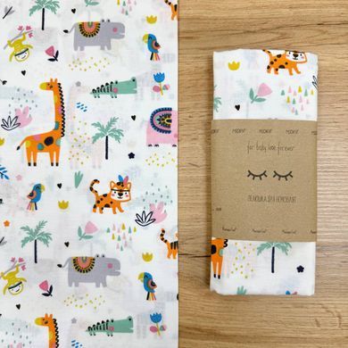Пелюшка бязь Саванна помаранчевий &mdash; купити в Bubbleshop