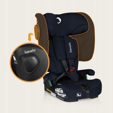 Дитяче автокрісло Lionelo NELLY I-SIZE BLACK CARBON &mdash; купити в Bubbleshop