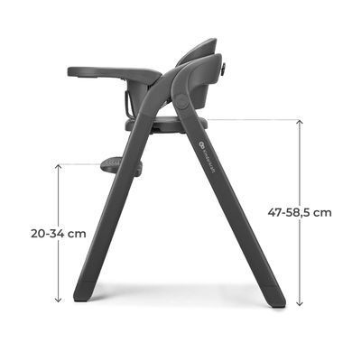 Стільчик для годування Kinderkraft Tino Grey (KHTINO00GRY0000) &mdash; купити в Bubbleshop