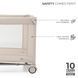Ліжко-манеж с пеленатором Kinderkraft Joy 2 Beige (KLJOY02BEG000AC)