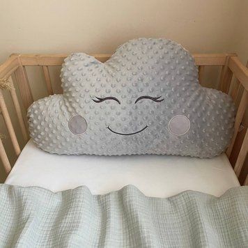 Хмаринка Minky темно-сіра 32*60 см &mdash; купити в Bubbleshop