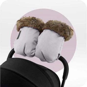 Муфта-рукавиці для коляски MoMi SILDI Gray &mdash; купити в Bubbleshop