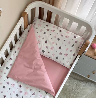 Змінна постіль Baby Dream Stars пудра &mdash; купити в Bubbleshop