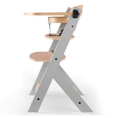 Стільчик для годування Kinderkraft Enock Gray Wood (KKKENOCGRY0000) &mdash; купити в Bubbleshop