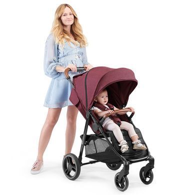 Прогулочная коляска Kinderkraft Grande 2020 Burgundy (KKWGRANBRG000N) &mdash; купити в Bubbleshop