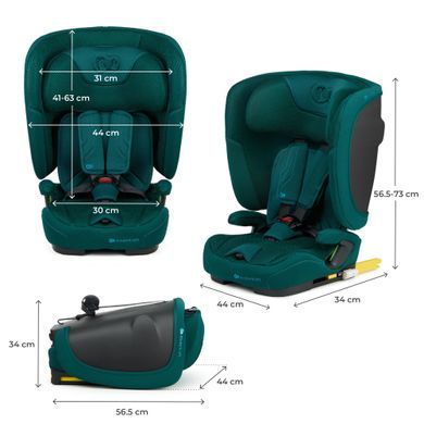 Автокрісло Kinderkraft Fix2Go i-Size Green (KCFI2GO0GRE0000) &mdash; купити в Bubbleshop