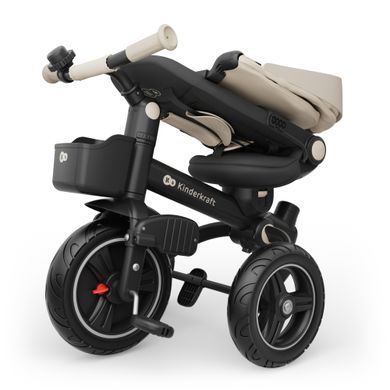 Триколісний велосипед Kinderkraft Spinstep 2 Plus Beige (KRSPST02BEGPL00) &mdash; купити в Bubbleshop