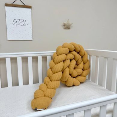 Бортик-коса вафля гірчиця 2,3 м &mdash; купити в Bubbleshop