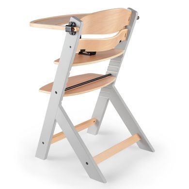 Стільчик для годування Kinderkraft Enock Gray Wood (KKKENOCGRY0000) &mdash; купити в Bubbleshop