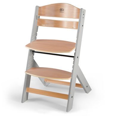 Стільчик для годування Kinderkraft Enock Gray Wood (KKKENOCGRY0000) &mdash; купити в Bubbleshop