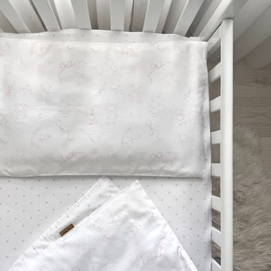 Змінна постіль Baby Dear сатин пудра &mdash; купити в Bubbleshop