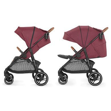 Прогулочная коляска Kinderkraft Grande 2020 Burgundy (KKWGRANBRG000N) &mdash; купити в Bubbleshop