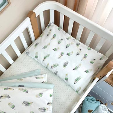 Змінна постіль Baby Mix Перо мята &mdash; купити в Bubbleshop