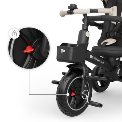 Триколісний велосипед Kinderkraft Spinstep 2 Plus Beige (KRSPST02BEGPL00) &mdash; купити в Bubbleshop