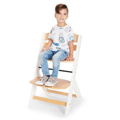 Стільчик для годування Kinderkraft Enock Gray Wood (KKKENOCGRY0000) &mdash; купити в Bubbleshop