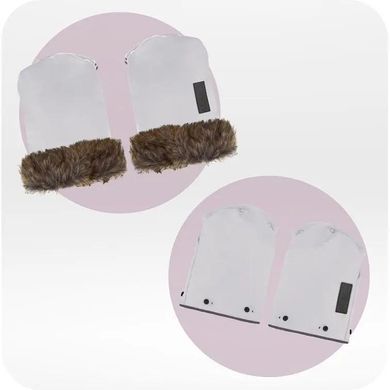 Муфта-рукавиці для коляски MoMi SILDI Gray &mdash; купити в Bubbleshop