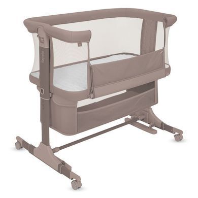 Ліжечко приставне Lionelo JODIE BEIGE TAUPE &mdash; купити в Bubbleshop