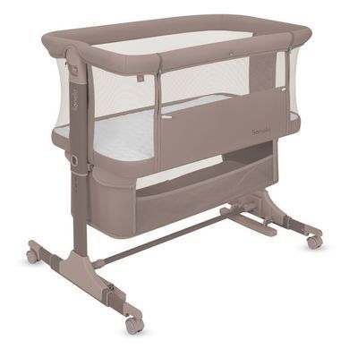 Ліжечко приставне Lionelo JODIE BEIGE TAUPE &mdash; купити в Bubbleshop