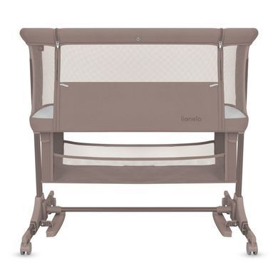 Ліжечко приставне Lionelo JODIE BEIGE TAUPE &mdash; купити в Bubbleshop