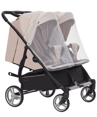 Коляска універсальна CARRELLO Connect CRL-5502/1 Cotton Beige для двійні,люлька-переноска Connect CRL-5502/1 фото