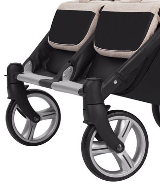 Коляска універсальна CARRELLO Connect CRL-5502/1 Cotton Beige для двійні,люлька-переноска Connect CRL-5502/1 фото