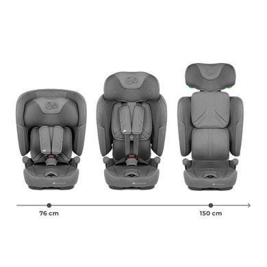 Автокрісло Kinderkraft Fix2Go i-Size Grey (KCFI2GO0GRY0000) &mdash; купити в Bubbleshop