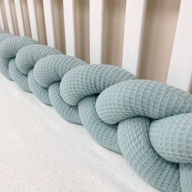 Бортик-коса вафля мята 2,3 м &mdash; купити в Bubbleshop
